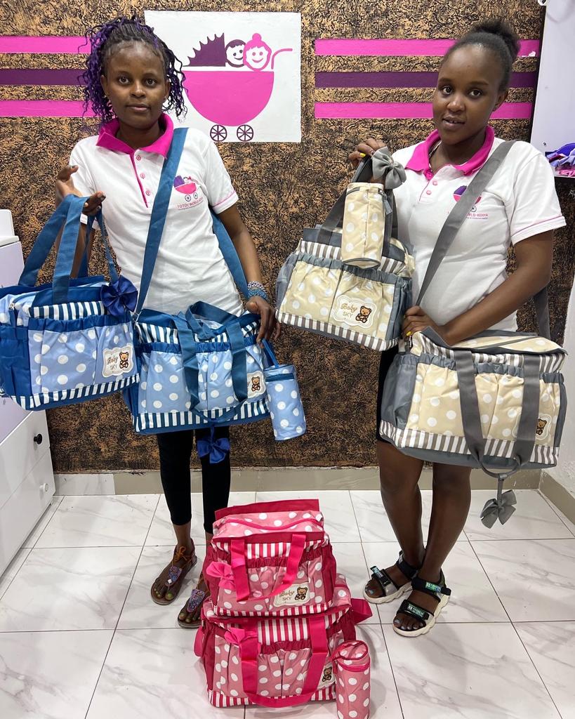 Ribbon diaper bags TOTOz World Kenya